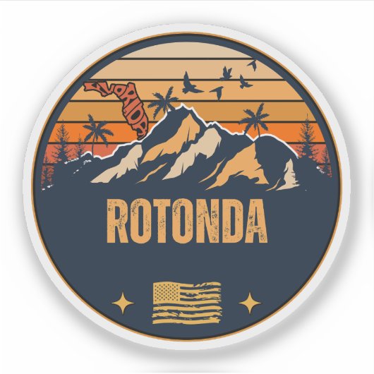 Rotonda, Florida Aufkleber (Vorderseite)