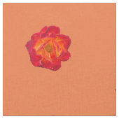 Rotorange Rose Stoff (Nahaufnahme)