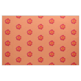 Rotorange Rose Stoff