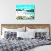 Rotorua heiße Quellen Neuseeland Reiseprint Leinwanddruck (Insitu (Schlafzimmer))
