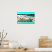 Rotorua heiße Quellen Neuseeland Reiseprint Poster (Küche)