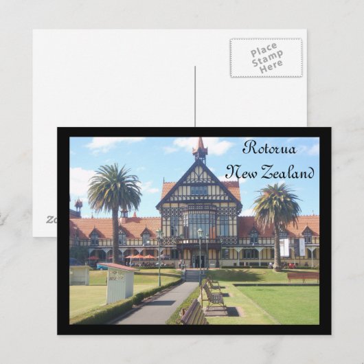 Rotorua Museum Postkarte (Vorne/Hinten)