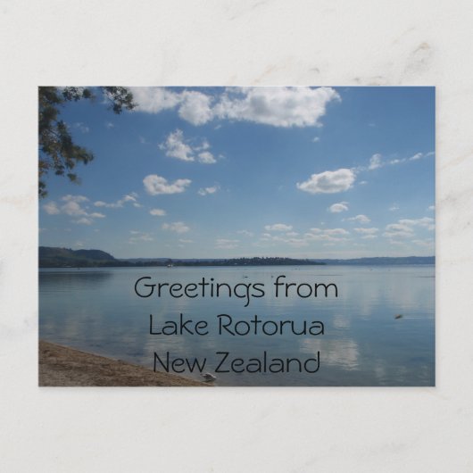 Rotorua-See, Neuseeland Postkarte (Vorderseite)