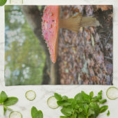 Rotpilz Geschirrtuch (Gefaltet)