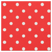 Rotpolka-Dosen-Fabrik Stoff (Nahaufnahme)