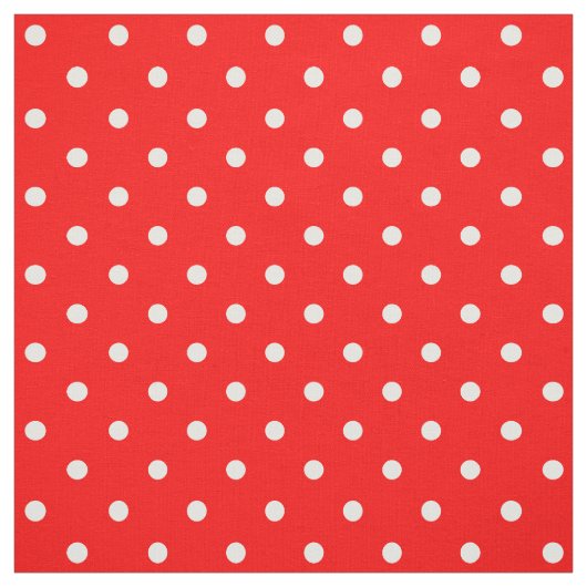 Rotpolka-Dosen-Fabrik Stoff (Muster)