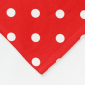 Rotpolster Fleecedecke (Ecke)