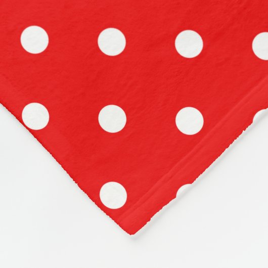 Rotpolster Fleecedecke (Ecke)