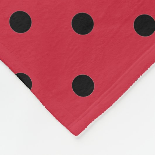 Rotpolster Fleecedecke (Ecke)