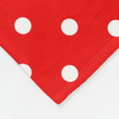 Rotpolster Fleecedecke (Ecke)