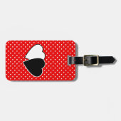 Rotpolster Gepäckanhänger (Vorderseite horizontal)