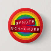 Rotprägung "Gender Schmender" Button (Vorderseite)