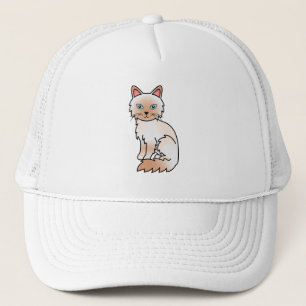 Rotpunkt Birma / Ragdoll-Katze Truckerkappe