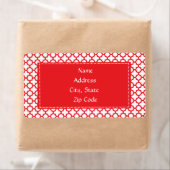 Rotquatrefolienmuster (Insitu)