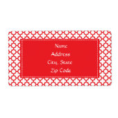 Rotquatrefolienmuster (Vorne)