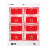 Rotquatrefolienmuster (Vorne)