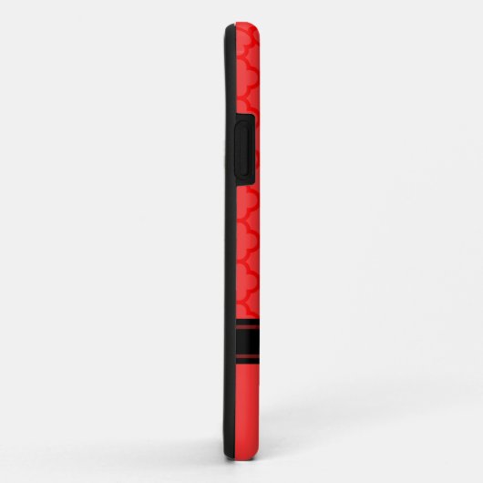 Rotquatrefolienmuster Case-Mate iPhone Hülle (Hinten/Rechts)