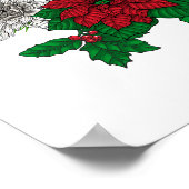 Rotrobin auf Christhmas Dekoration (Ecke)