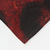 Rotrubinkatze Fleecedecke (Ecke)