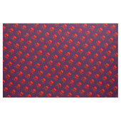 Rotschädel und Kreuzknochen Stoff (Fat Quarter (45,7 x 55,9 cm))