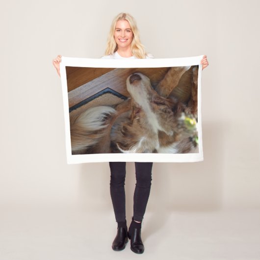 Rotschäfer Fleecedecke (Beispiel)