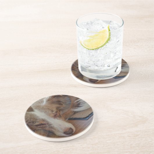 Rotschäfer Getränkeuntersetzer (Seite)