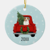 Rotschäfer Keramik Ornament (Vorne)