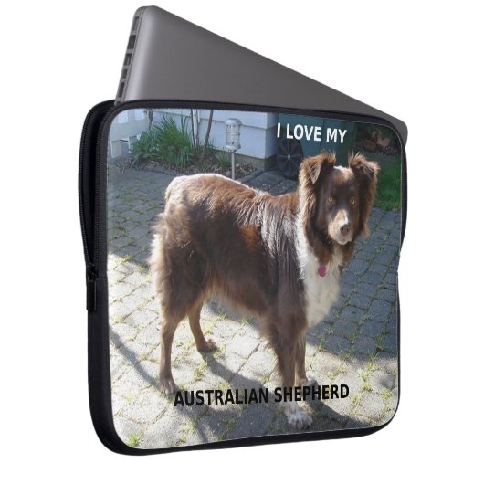 Rotschäfer-Liebe Laptopschutzhülle (Vorne Rechts)