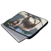 Rotschäfer-Liebe Laptopschutzhülle (Vorne Knopf)