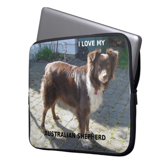 Rotschäfer-Liebe Laptopschutzhülle (Vorderseite Links)