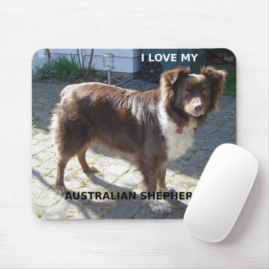 Rotschäfer-Liebe Mousepad (Mit Mouse)