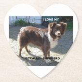 Rotschäfer-Liebe Untersetzer (Vorderseite)