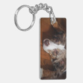 Rotschäfer Schlüsselanhänger (Vorderseite links)