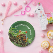 Rotschaumfrosch Pappteller (Party)