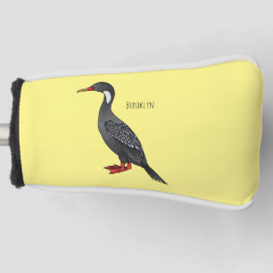 Rotschenkel-Kormoran-Vogel-Cartoon-Illustration  Golf Headcover