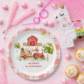 Rotschlepper Pappteller (Party)