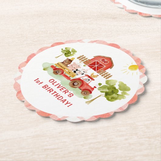 Rotschlepper Untersetzer (angewinkelt)