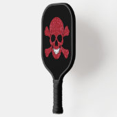 Rotschnabel und Glitzer Pickleball Schläger (Links)