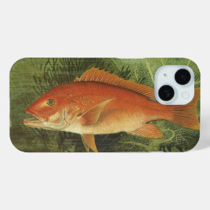 Rotschnappfisch im Ozean, Vintages Leben in der Ma iPhone 15 Hülle