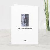 Rotschnappschwanz-Speckerbach-Blank Karte (Rückseite)