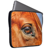 Rotschnaupferd-Foto Laptopschutzhülle (Vorne Rechts)