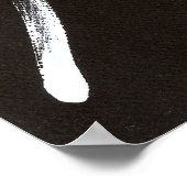 Rotschneebird-Kontemplation-Frühjahr Poster (Ecke)