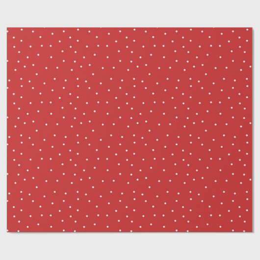 Rotschneepapier Geschenkpapier (Flach)