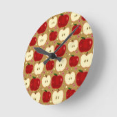 Rotschnitzel Runde Wanduhr (Winkel)