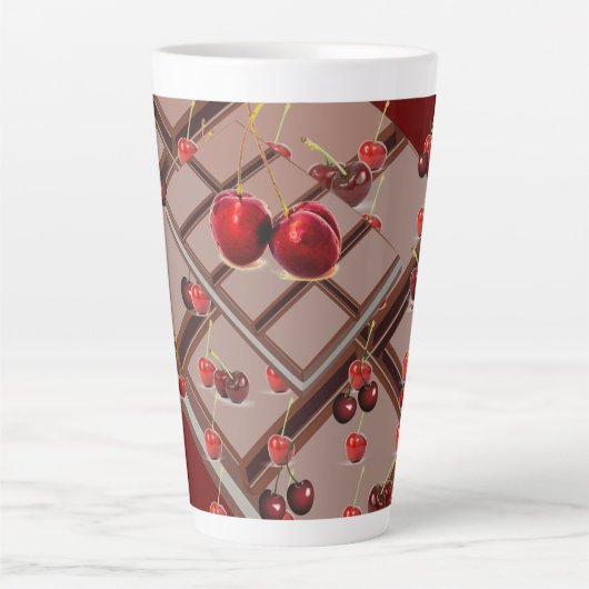 Rotschokoladenbrassen Milchtasse (Vorderseite)