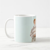 Rotschopf-Frau Pullover Kerze Kaffeetasse (Links)