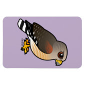 Rotschulterfalke Magnet (Horizontal)