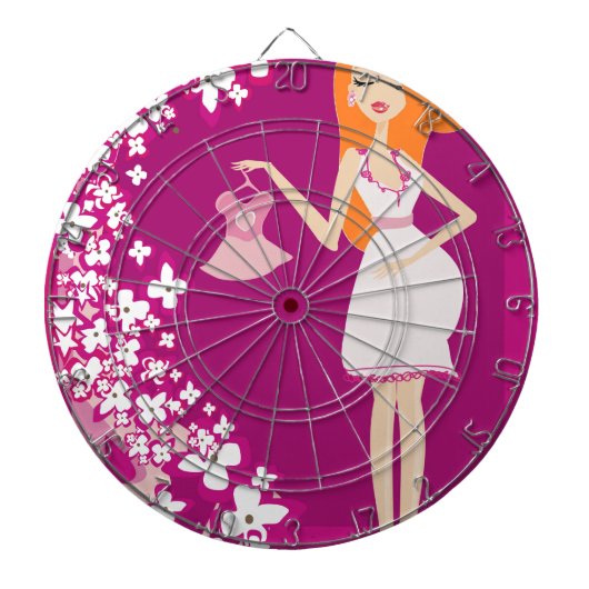 Rotschwangerin Dartscheibe (vorne)