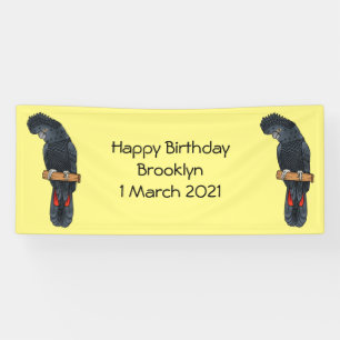 Rotschwanz-Cartoon Banner