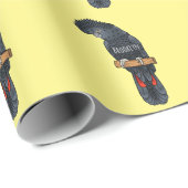Rotschwanz-Cartoon Geschenkpapier (Rolleneckpunkt)